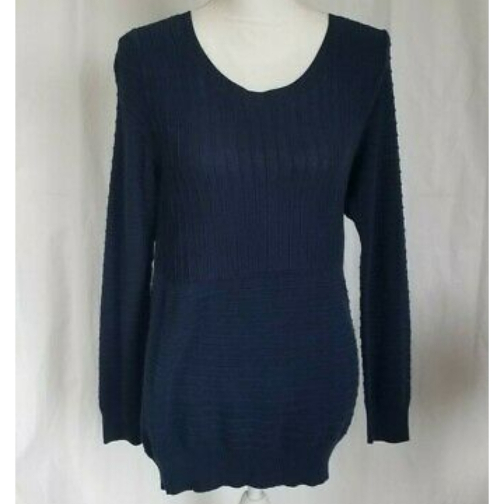 Madewell *In Navy Blue* Linear Stitch Sweater Small - Picture 7 of 7